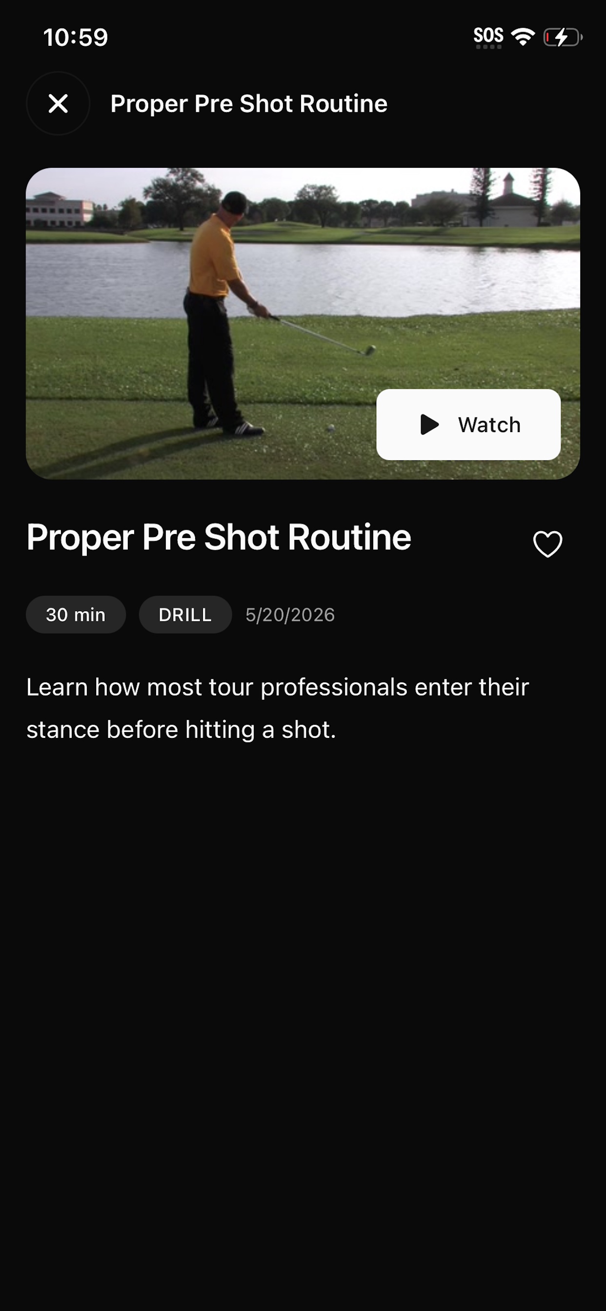 igolfbetter video lesson player